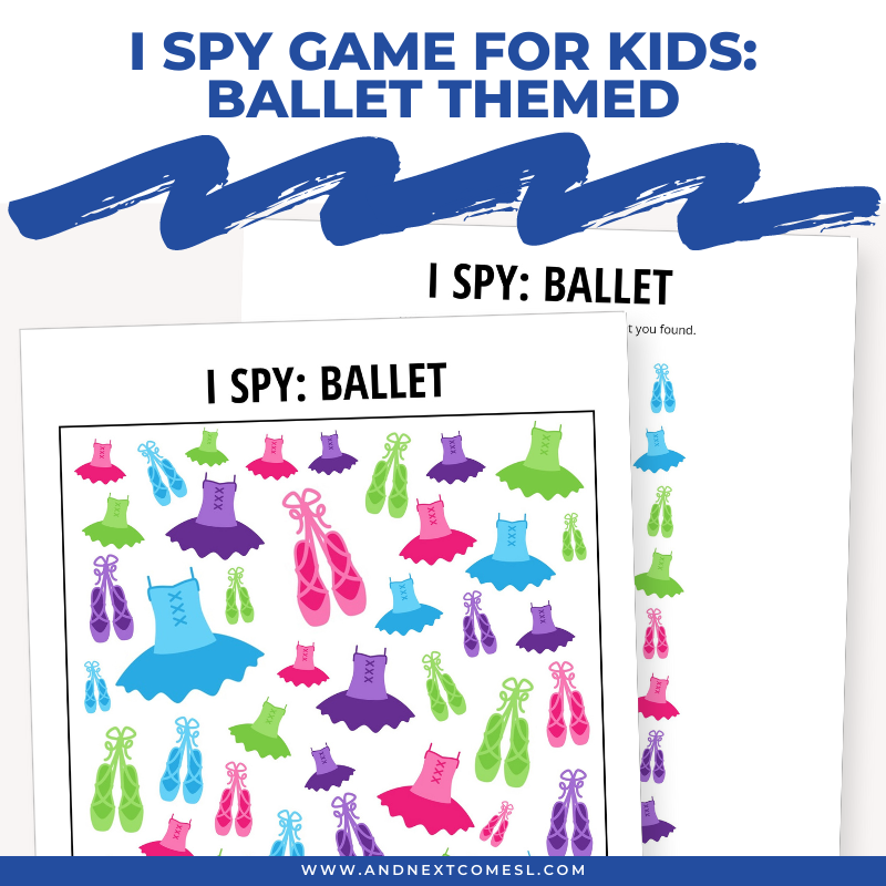 Ballet I Spy Game