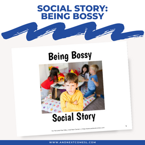 Being Bossy Social Story