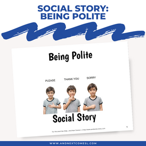 Being Polite Social Story