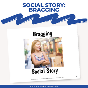 Bragging Social Story