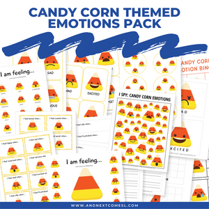 Candy Corn Themed Emotions Pack