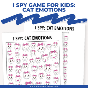 Cat Emotions I Spy Game