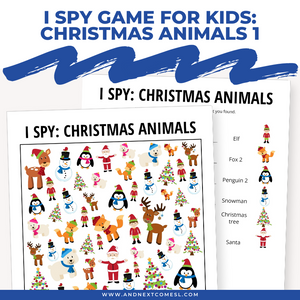 Christmas Animals I Spy Game 1