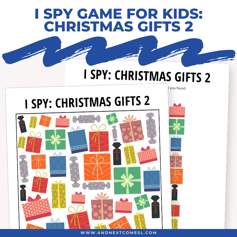 Christmas Gifts I Spy Game 2