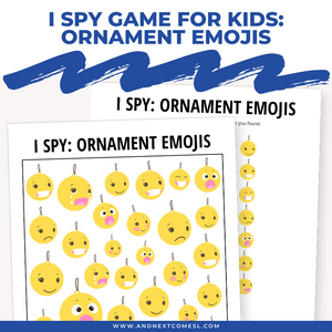 Ornament Emojis I Spy Game