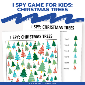 Christmas Trees I Spy Game