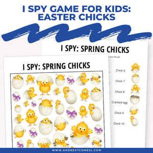 Easter Chicks I Spy Game