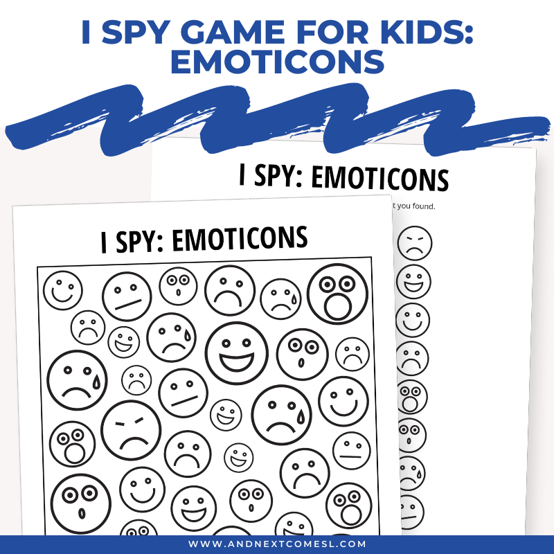Emoticons I Spy Game