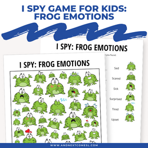 Frog Emotions I Spy Game