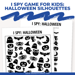 Halloween Silhouettes I Spy Game