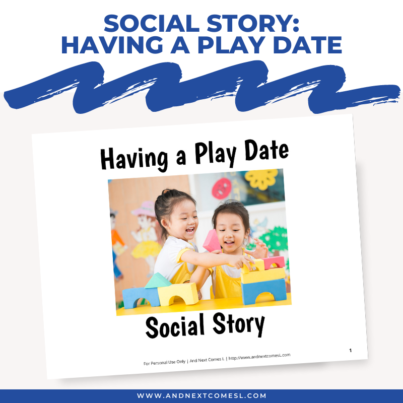 Having a Play Date Social Story