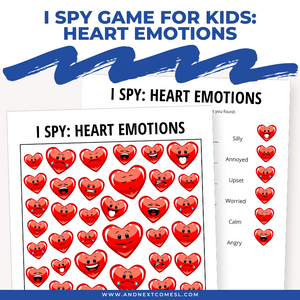 Heart Emotions I Spy Game – And Next Comes L