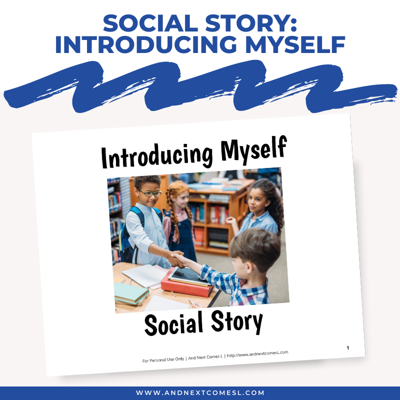 Introducing Myself Social Story