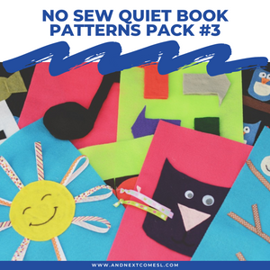 No Sew Quiet Book Patterns - Pack #3