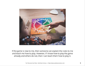 Playing Board Games Social Story