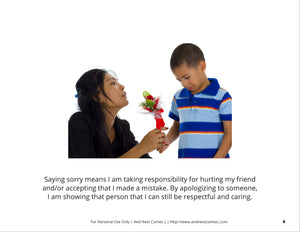Saying Sorry/Apologizing Social Story