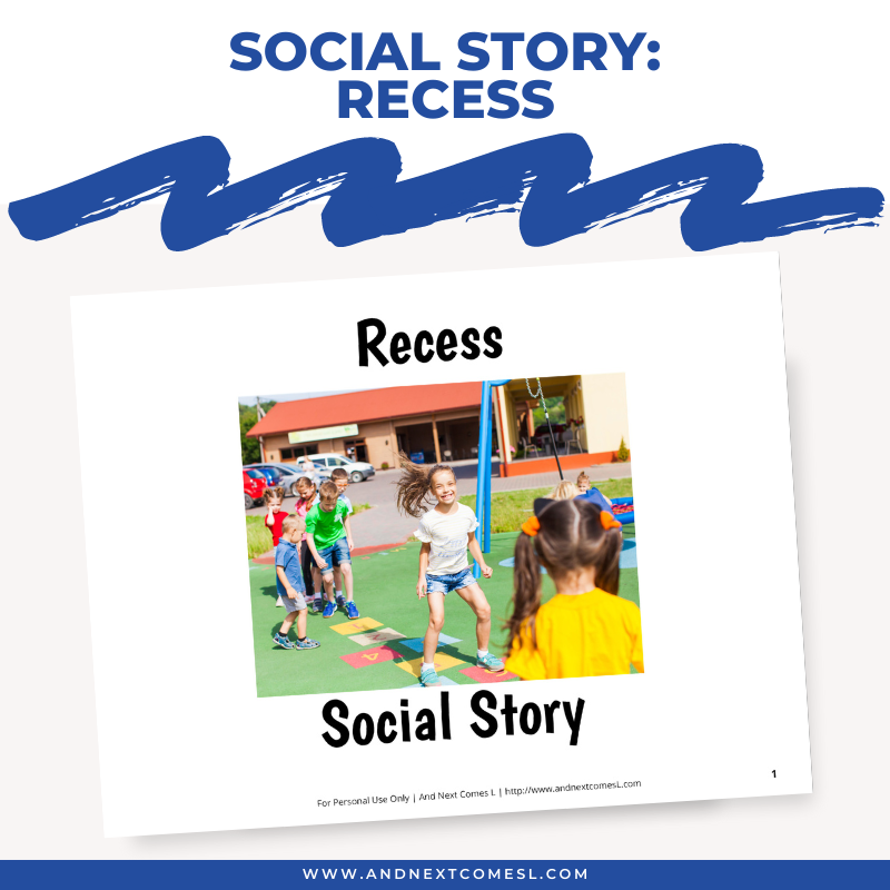 Recess Social Story