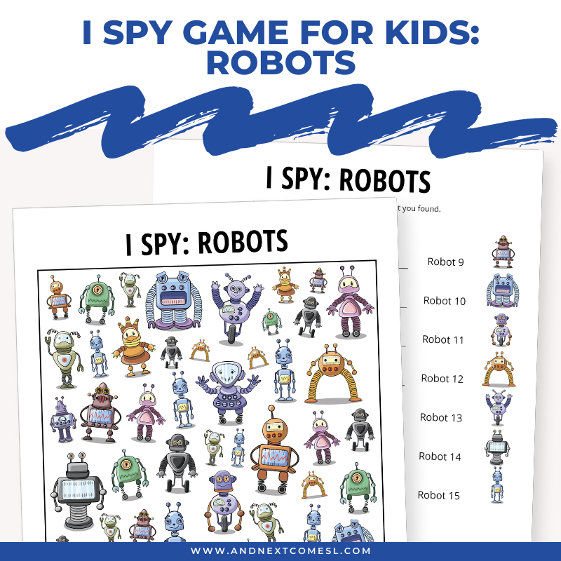 Robots I Spy Game