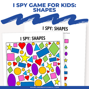 Shapes I Spy Game
