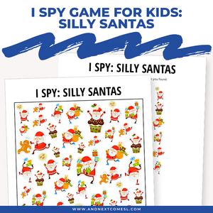 Silly Santas I Spy Game