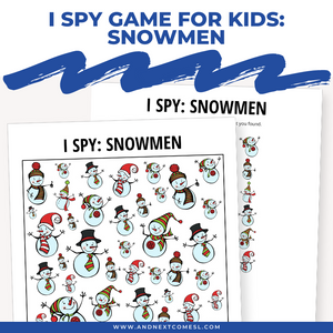 Snowmen I Spy Game