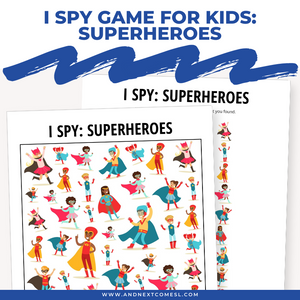 Superheroes I Spy Game
