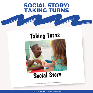 Taking Turns Social Story