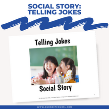 Load image into Gallery viewer, Telling Jokes Social Story
