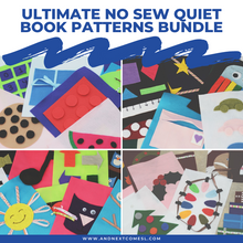 Load image into Gallery viewer, The Ultimate No Sew Quiet Book Patterns Bundle Pack
