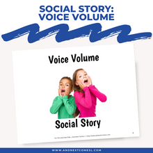 Load image into Gallery viewer, Voice Volume Social Story
