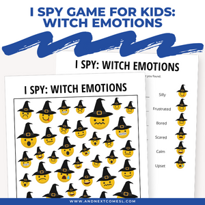Witch Emotions I Spy Game