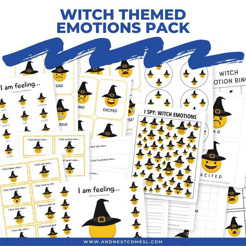 Witch Themed Emotions Pack